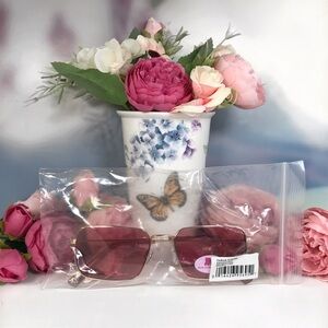 Juicy Couture Shiny Rose Gold Jonnie Sunglasses (Pink) *BNIP